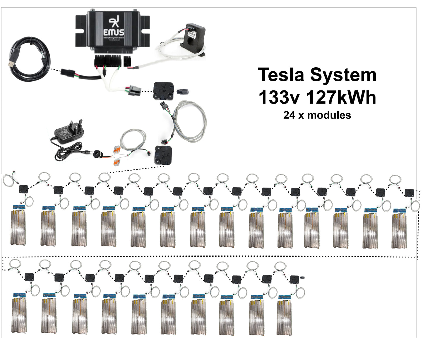 Tesla Battery & BMS by EMUS