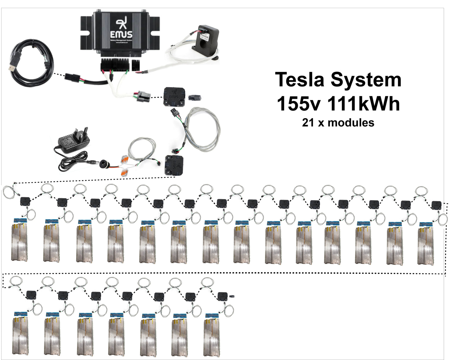 Tesla Battery & BMS by EMUS
