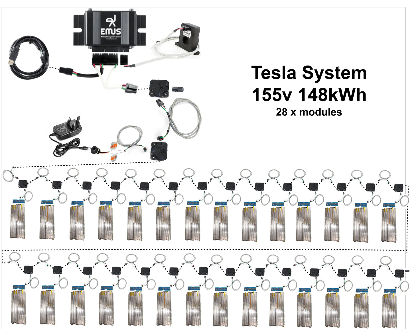 Tesla Battery & BMS by EMUS