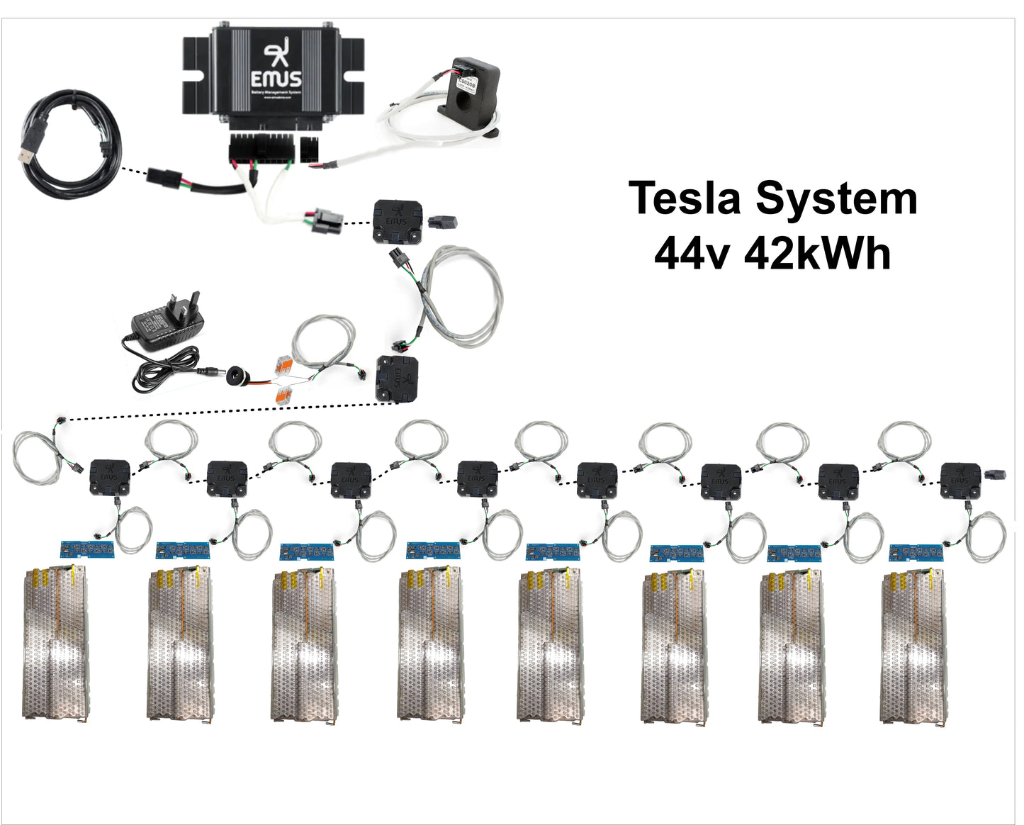 Tesla Battery & BMS by EMUS