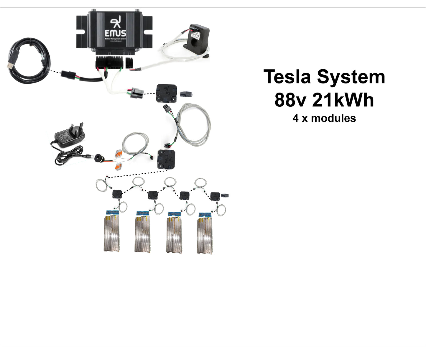 Tesla Battery & BMS by EMUS