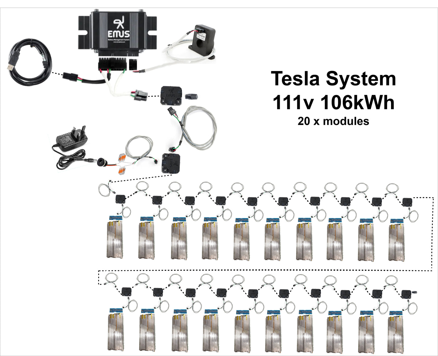 Tesla Battery & BMS by EMUS