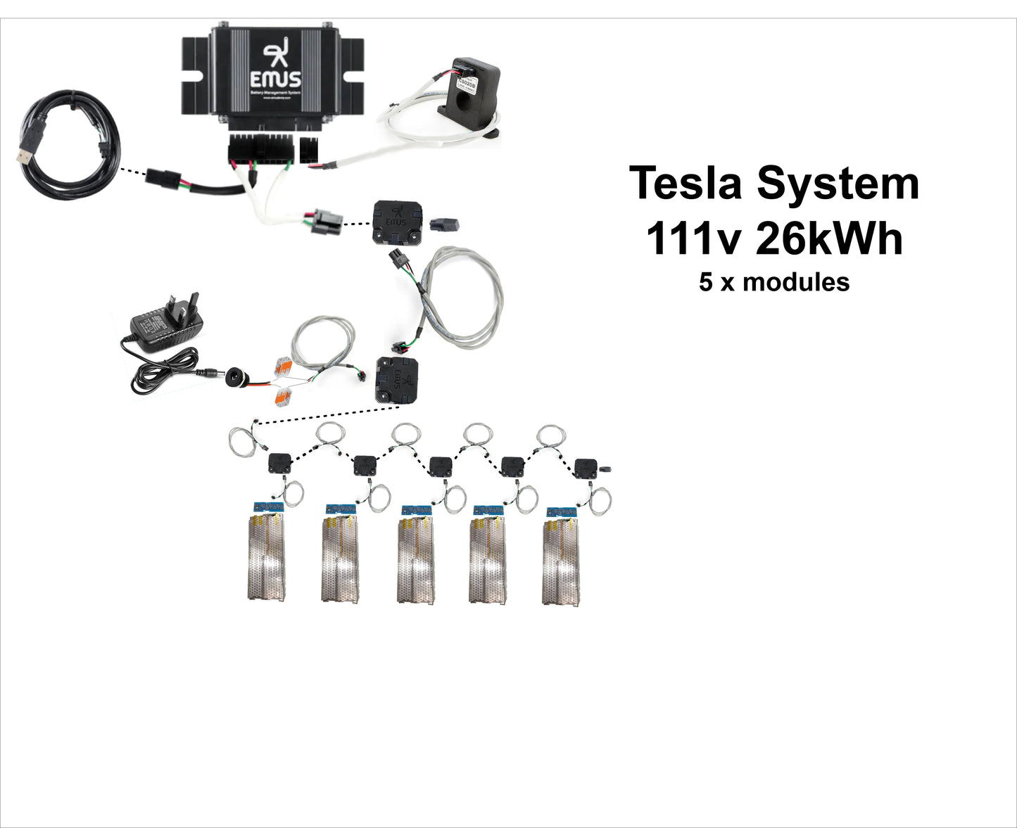Tesla Battery & BMS by EMUS
