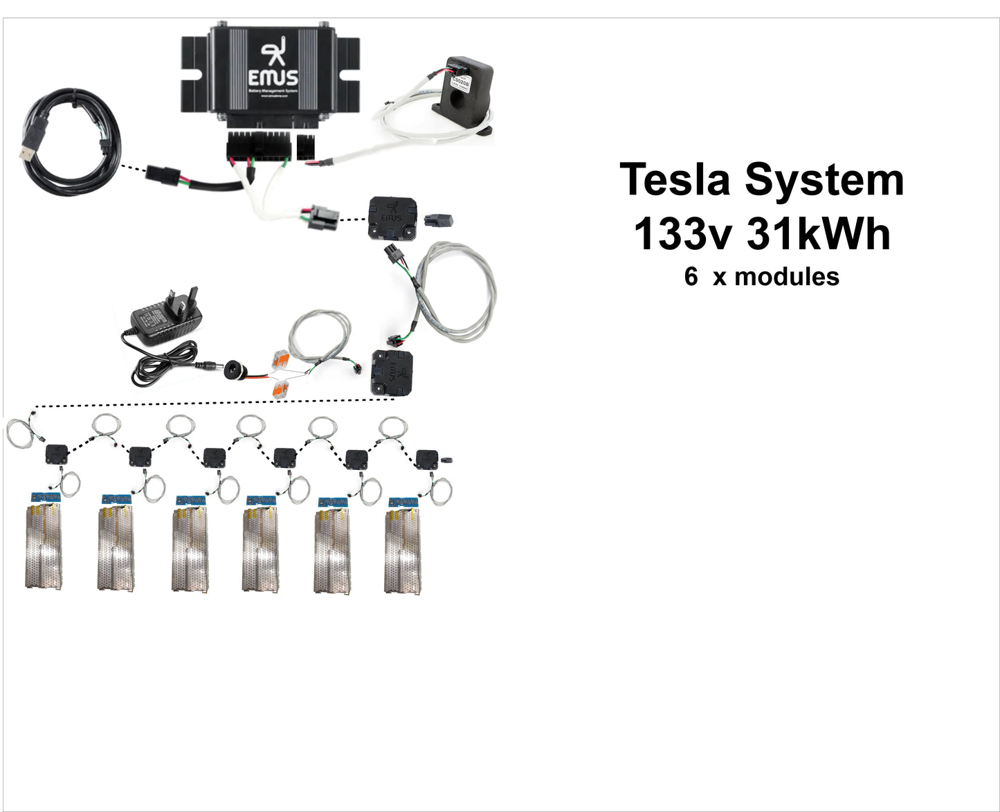 Tesla Battery & BMS by EMUS