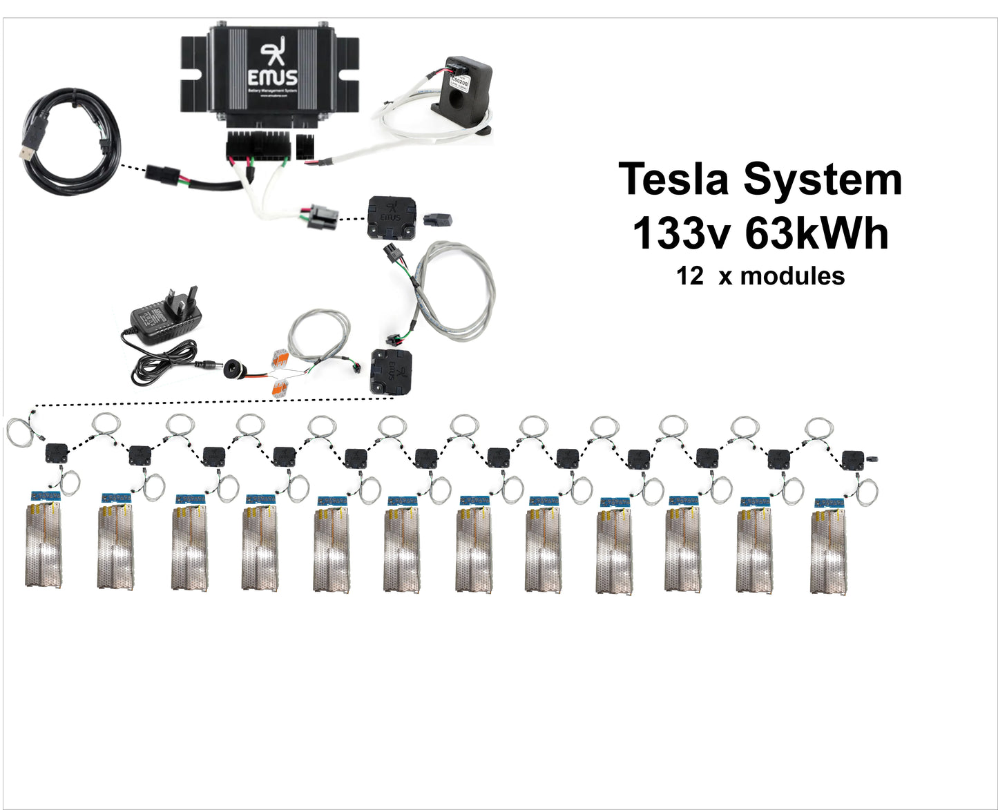 Tesla Battery & BMS by EMUS