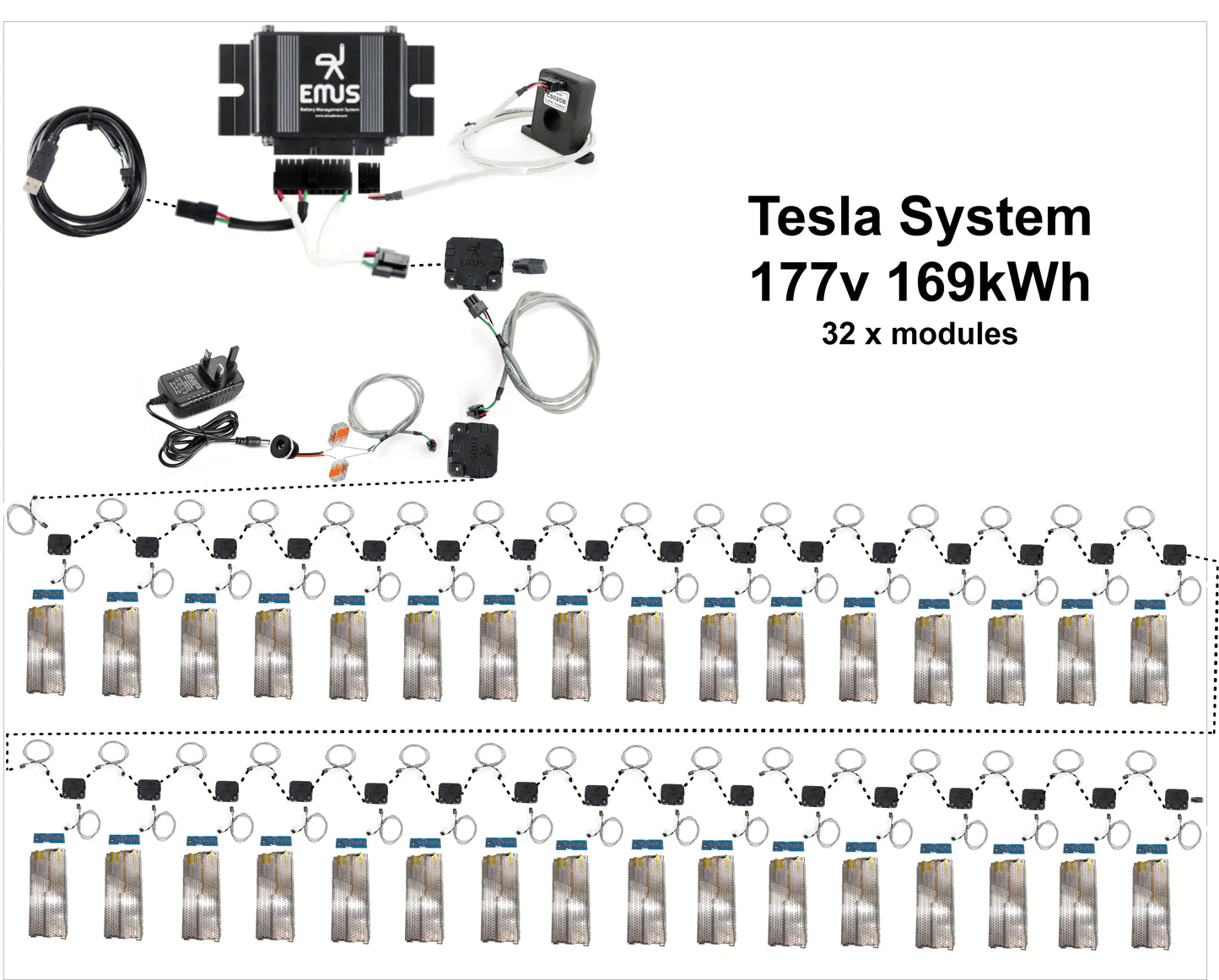 Tesla Battery & BMS by EMUS