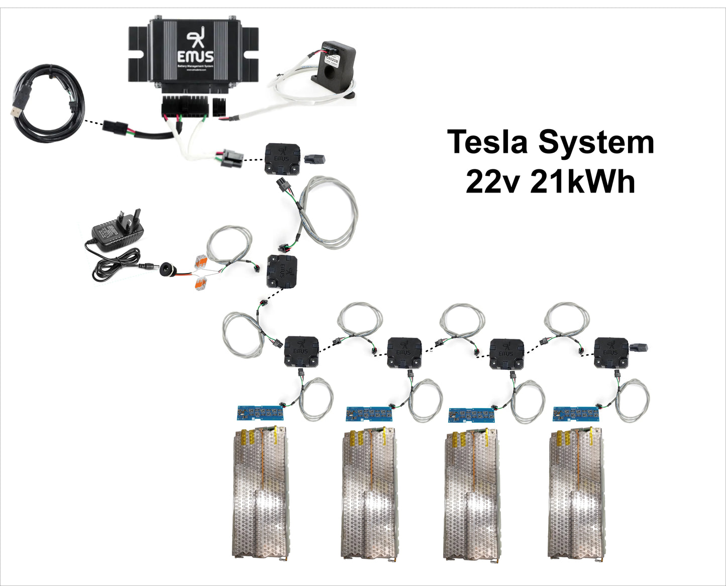 Tesla Battery & BMS by EMUS