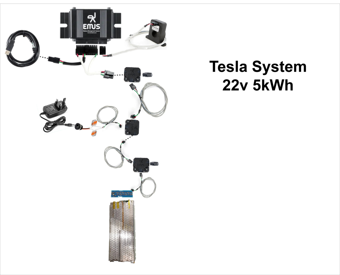 Tesla Battery & BMS by EMUS
