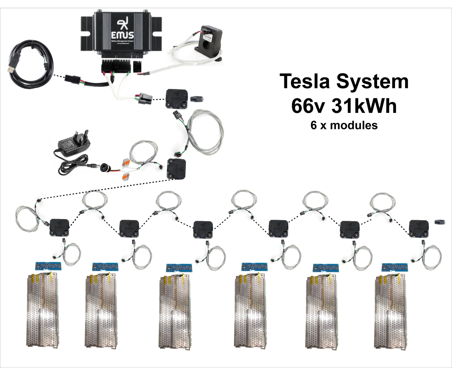 Tesla Battery & BMS by EMUS