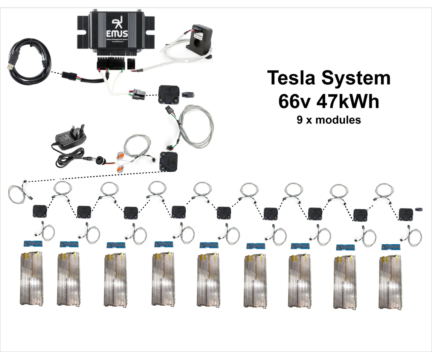 Tesla Battery & BMS by EMUS