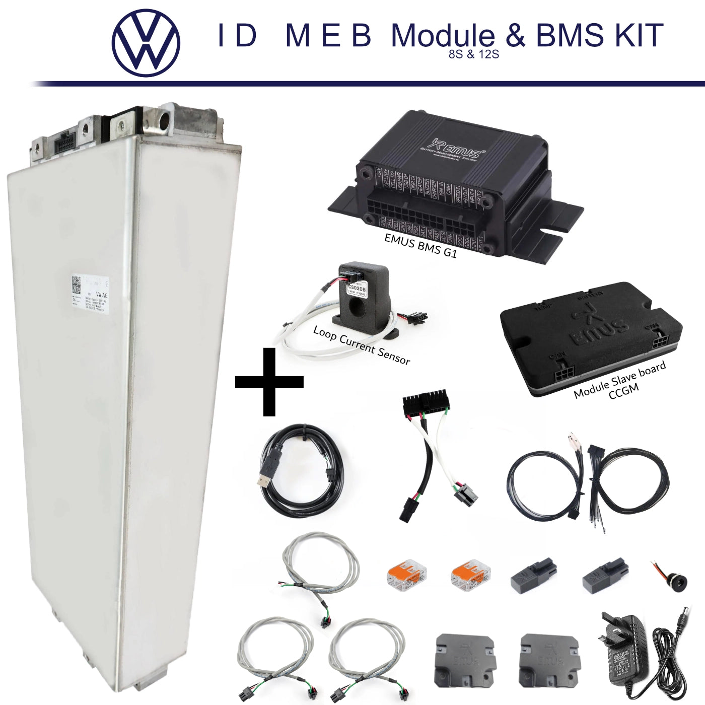 VW MEB ID Battery Module with BMS – Second Life EV Batteries Ltd